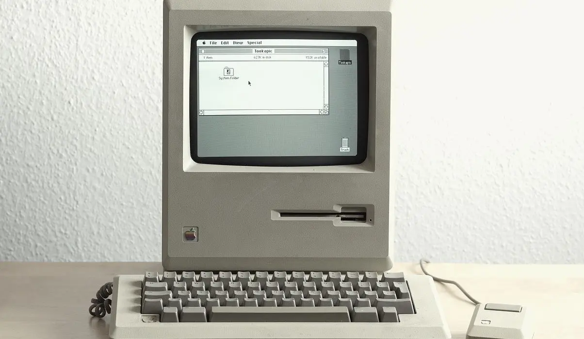 Vintage Apple Macintosh computer